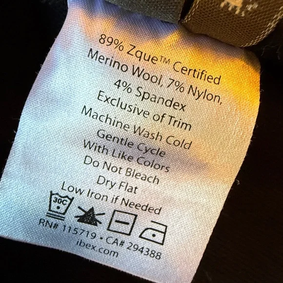 Ibex Womens 3 Season Mini Skirt Merino Wool Black Large Excellent Condition! - Picture 4 of 6